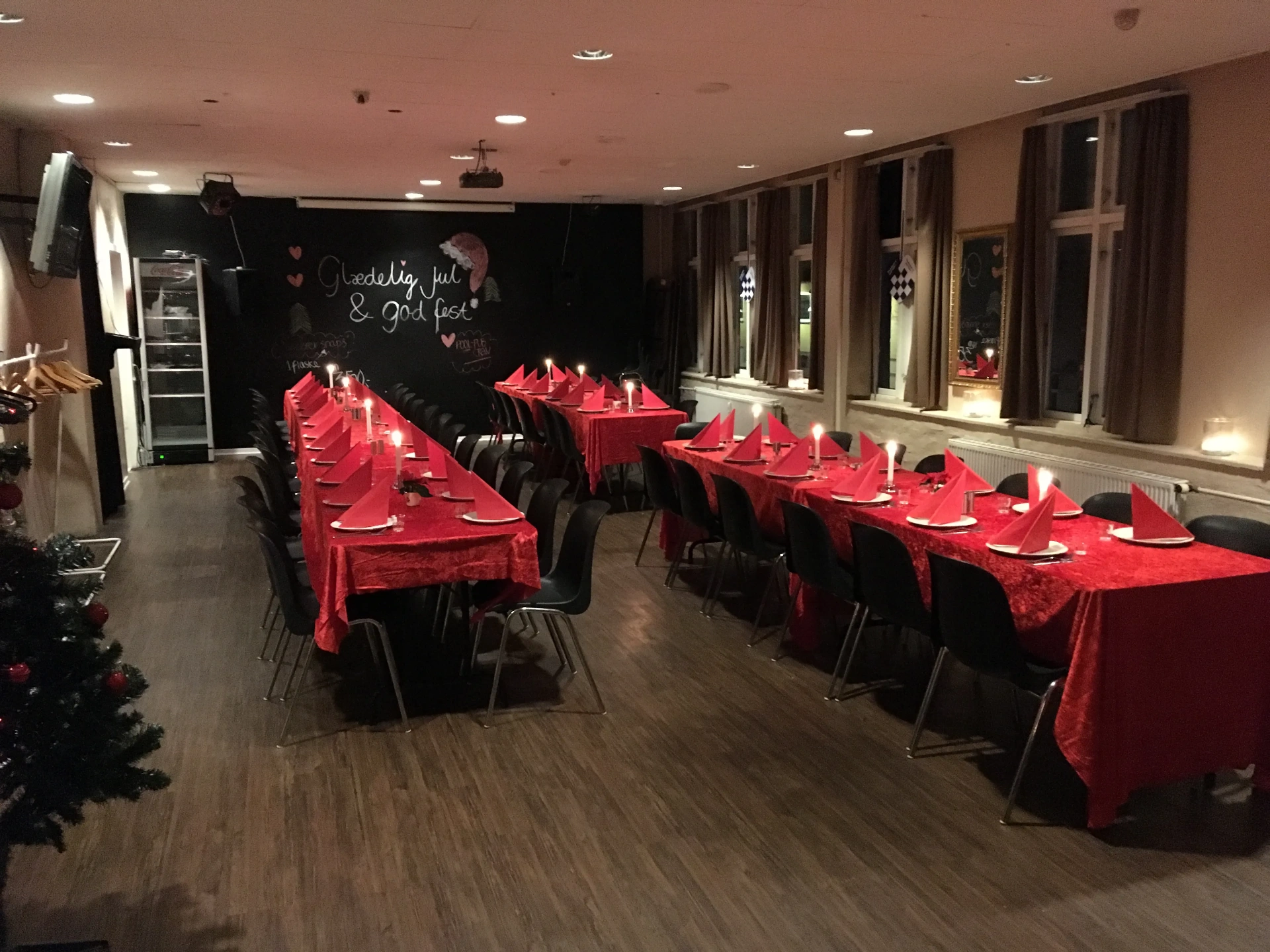 Julefrokost opdækning