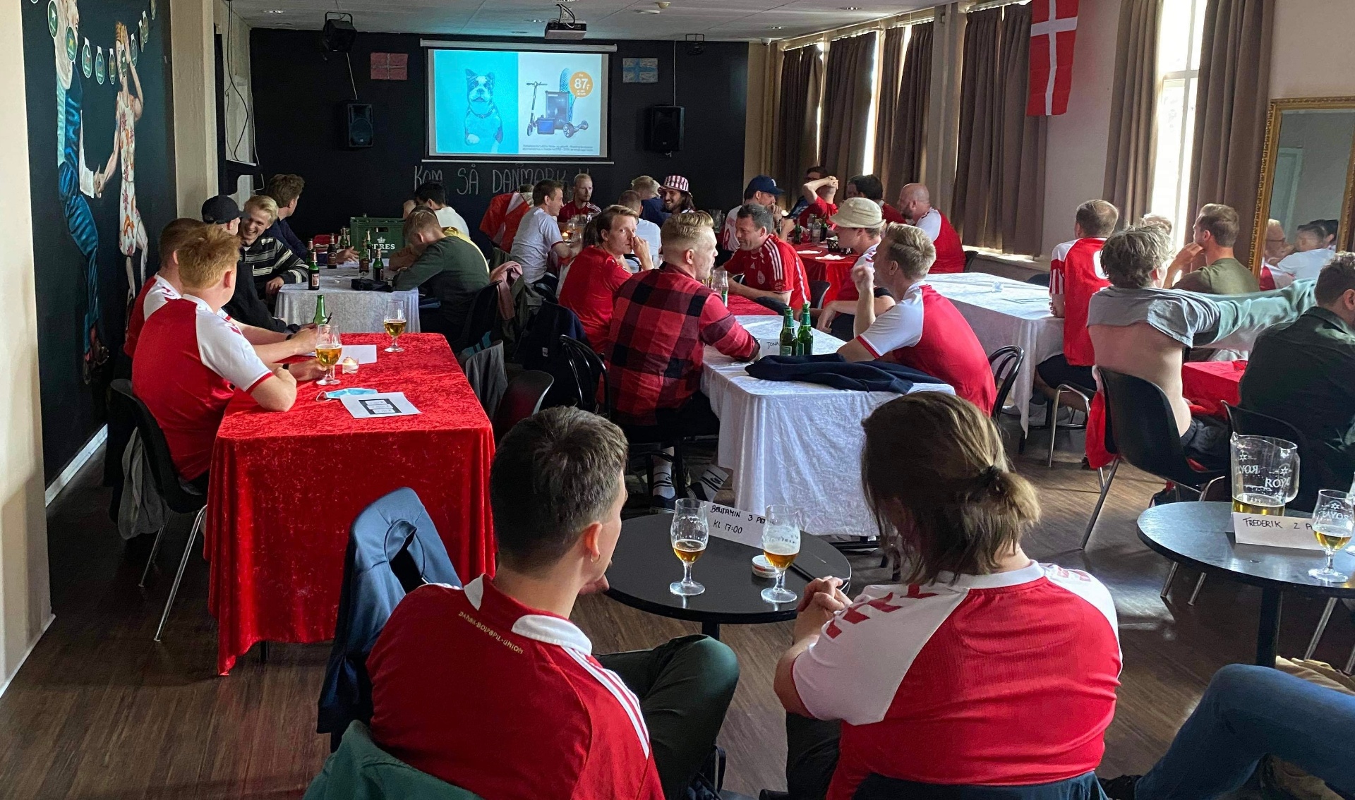 Landskamp stemning