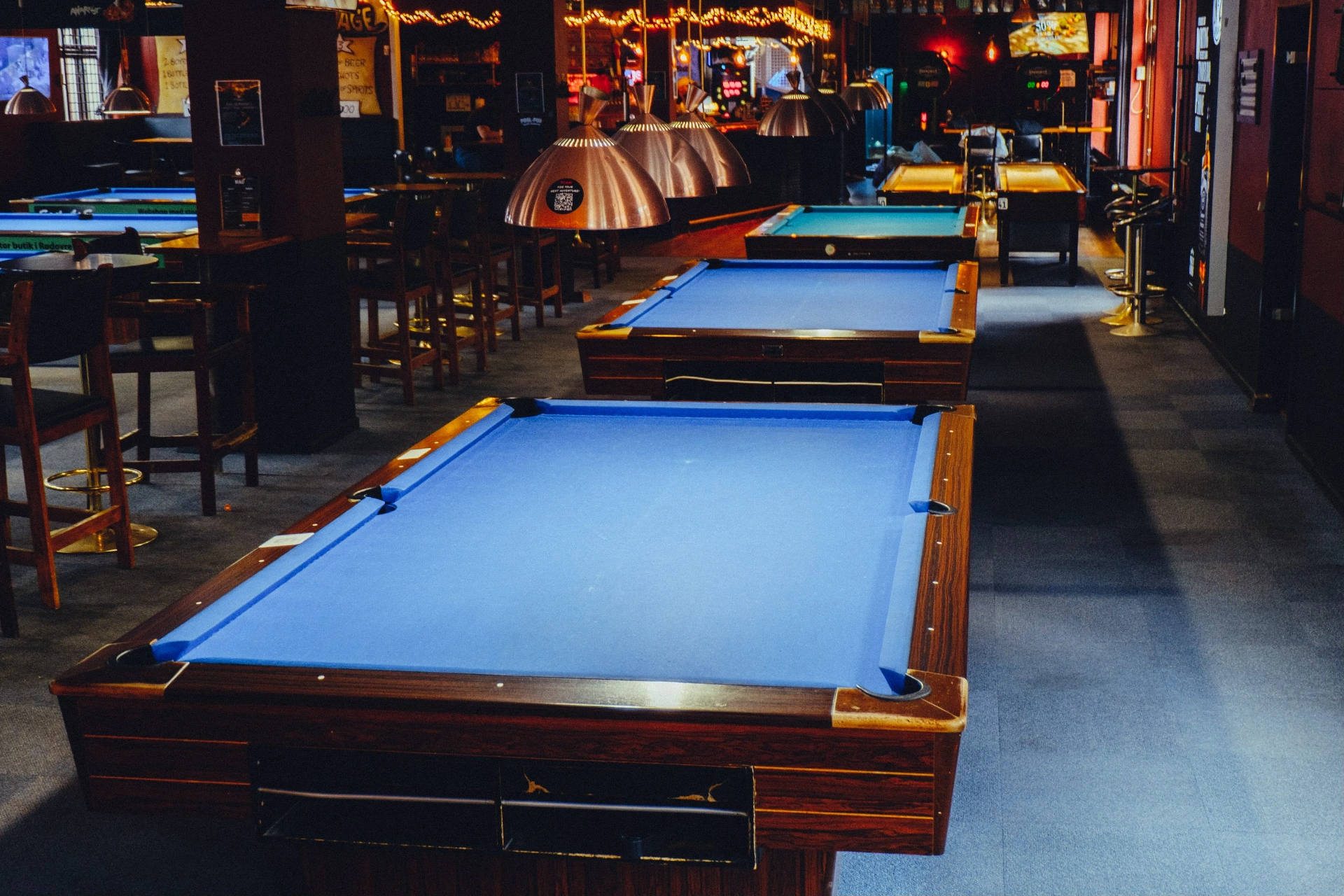 Pool borde hos Pool-Pub