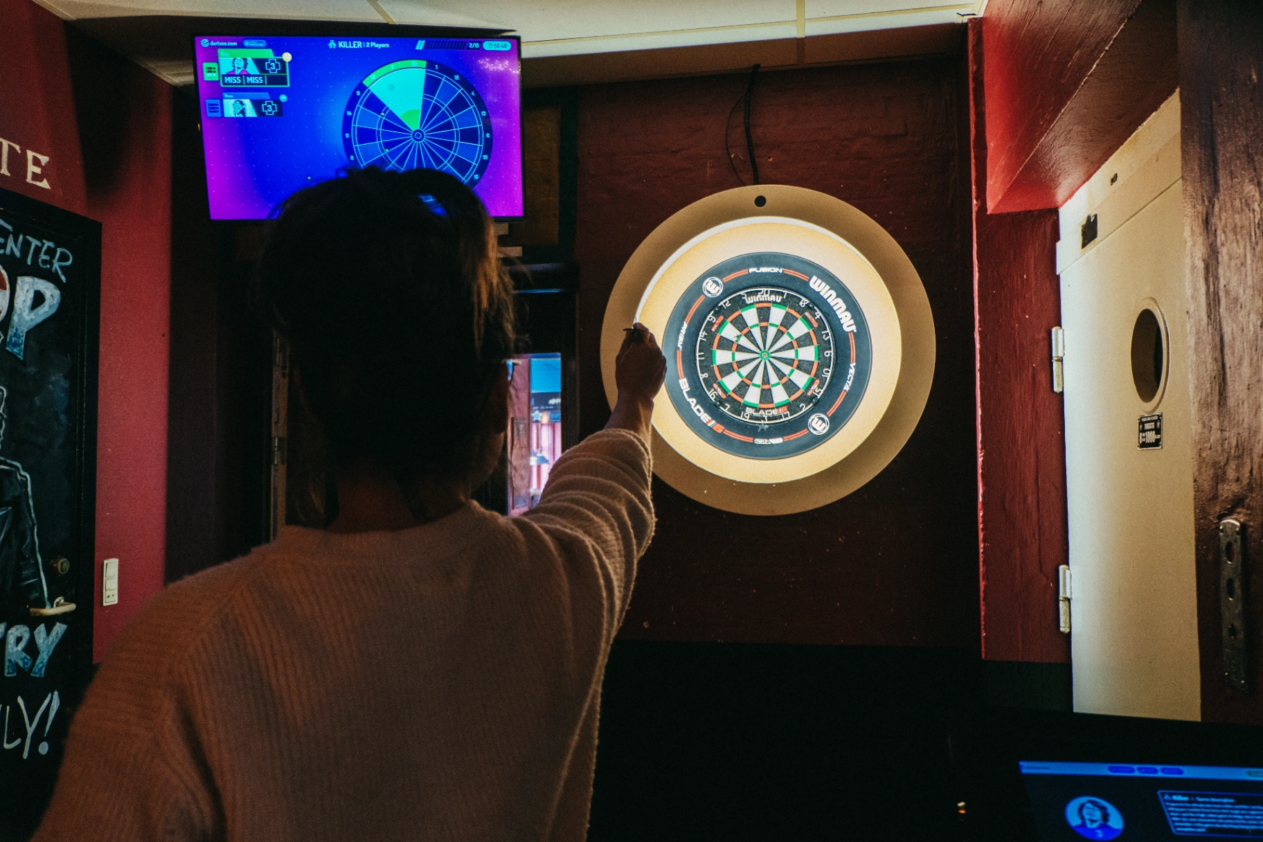 Dartskive hos Pool-Pub Copenhagen