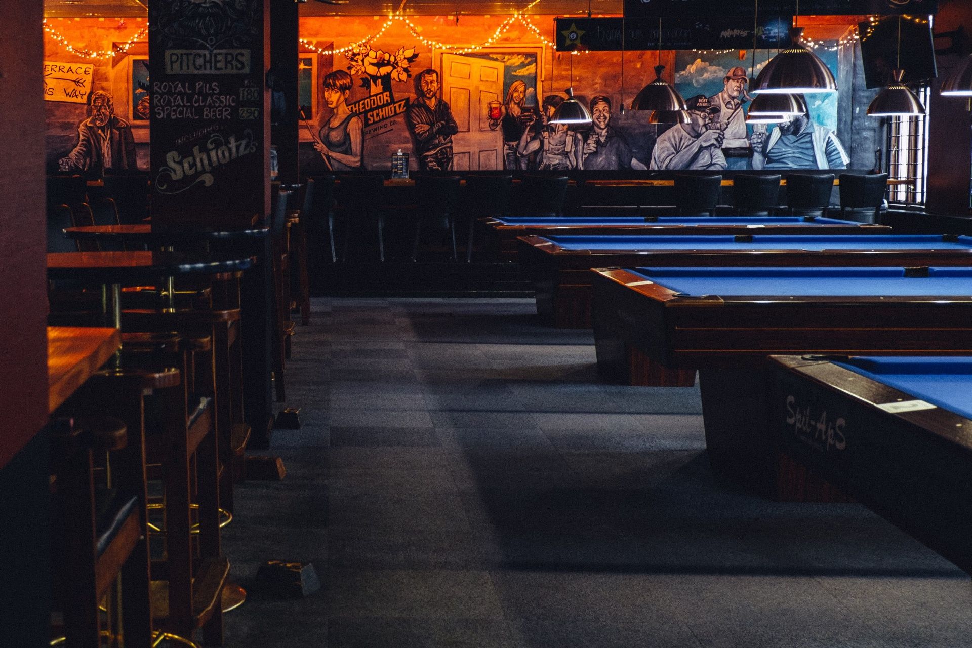 Pool Pub interiør
